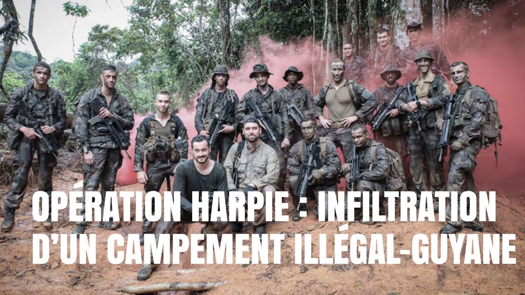 Infiltration d'un campement illégal en pleine jungle (Opération Harpie - Guyane)