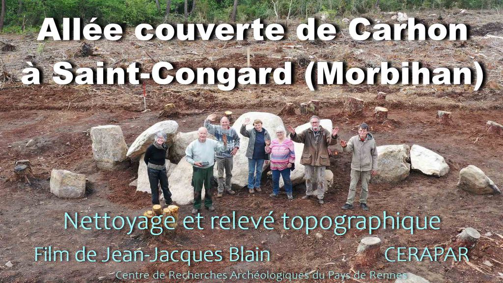 Allée couverte de Carhon à Saint-Congard (Morbihan)
