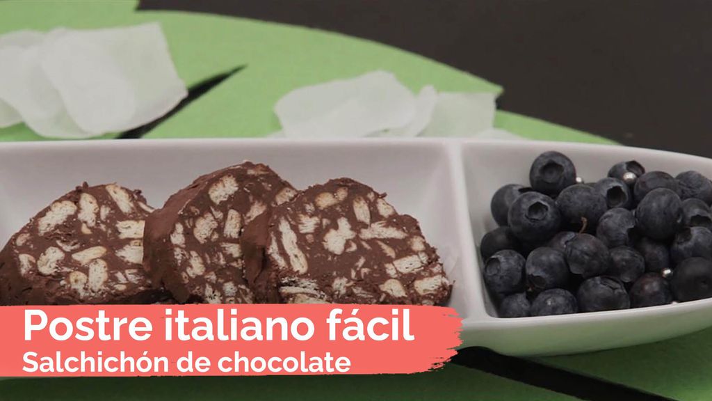 Postre italiano fácil: Salchichón de chocolate