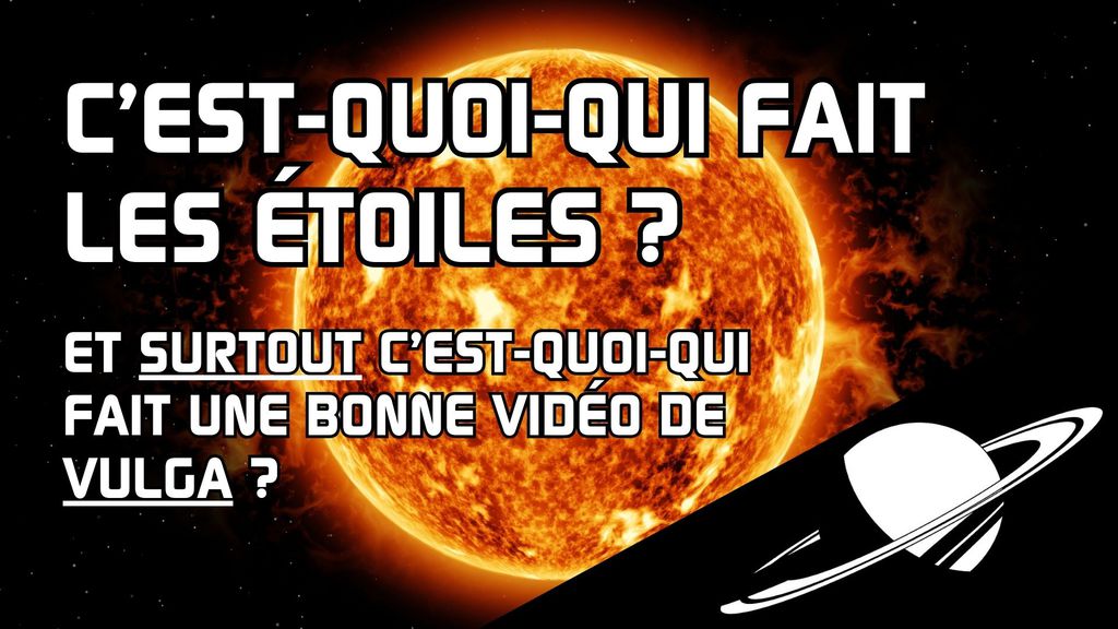 C'est quoi qui fait les étoiles ?