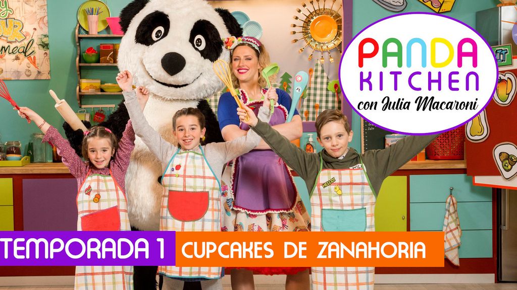 Panda Kitchen con Julia Macaroni - S01 E01 - Cupcakes de Zanahoria