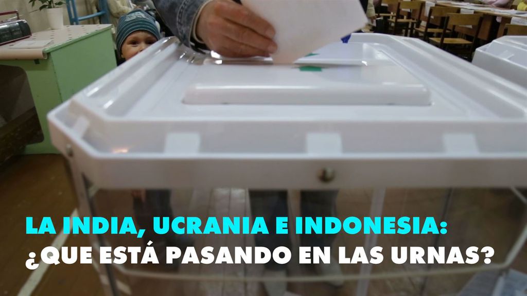 ¿Qué se está cociendo en las urnas de India, Ucrania e Indonesia?