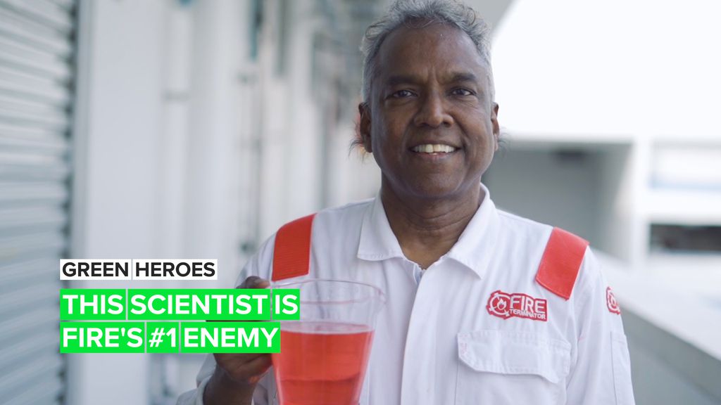 Green Heroes: The scientist putting out fires everywhere he goes