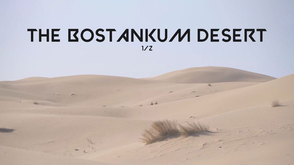 Le désert Bostankum - 1/2