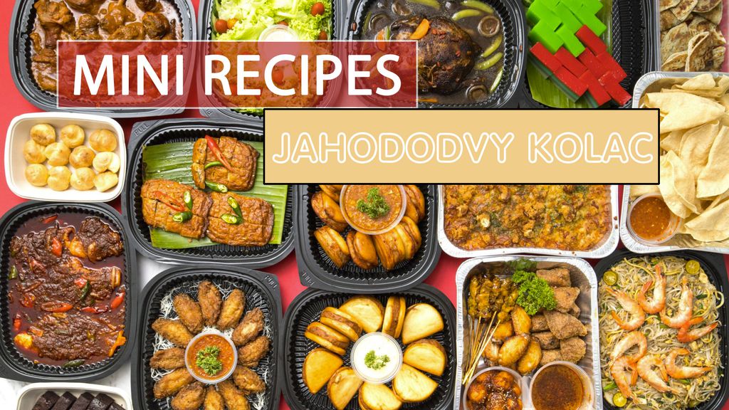 Mini Recipes - Jahododvy Kolac