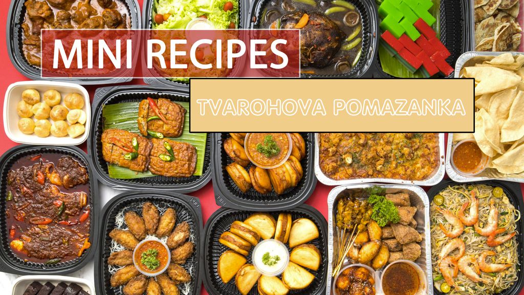 Mini Recipes - Tvarohova Pomazanka