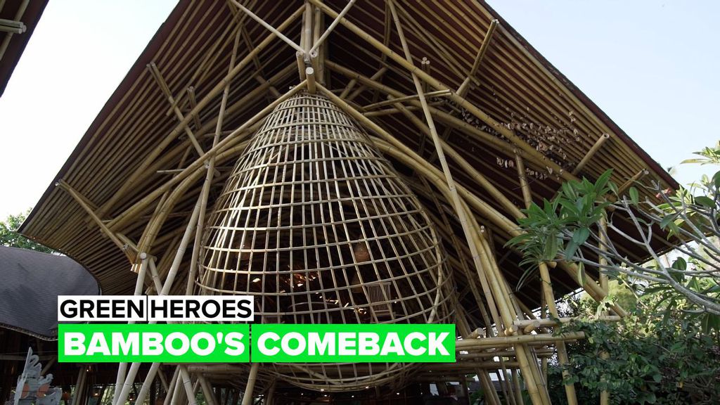 Green Heroes: Building the strongest house with only bamboo