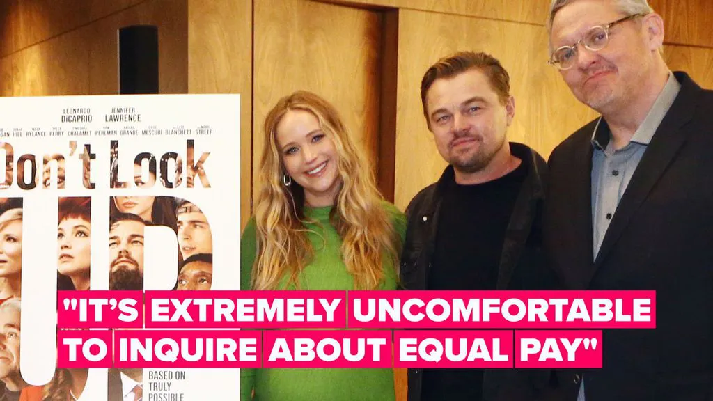 Jennifer Lawrence reacts to being paid less than Leo DiCaprio in 'Don't Look Up'